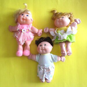 MIni Cabbage Patch kids soft dolls 8 inch 1995